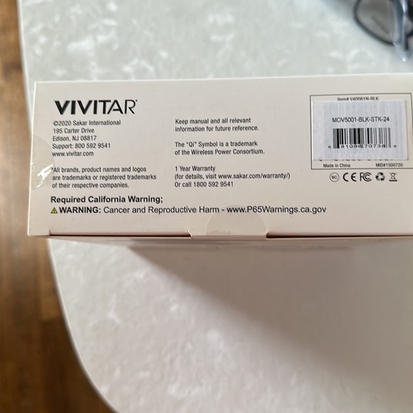 NIB PureMobile 2-in-1 UV Sanitizing Wand and Wireless Phone Charger - Picture 4 of 4